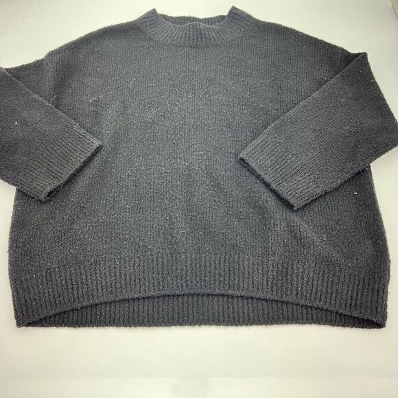 Vince Black Italian Yarn Wool Blend Sweater Size Small - Picture 1 of 3